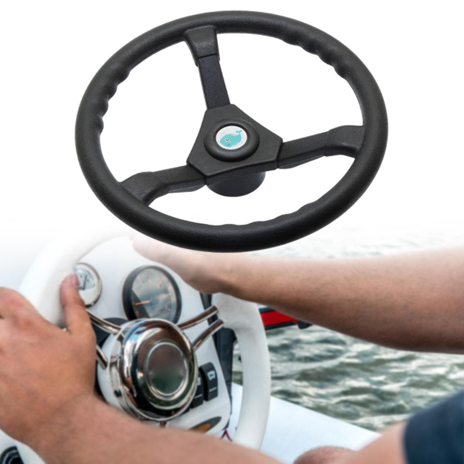 Fishing Boat Steering Wheel - Volante marino con agarre de nailon