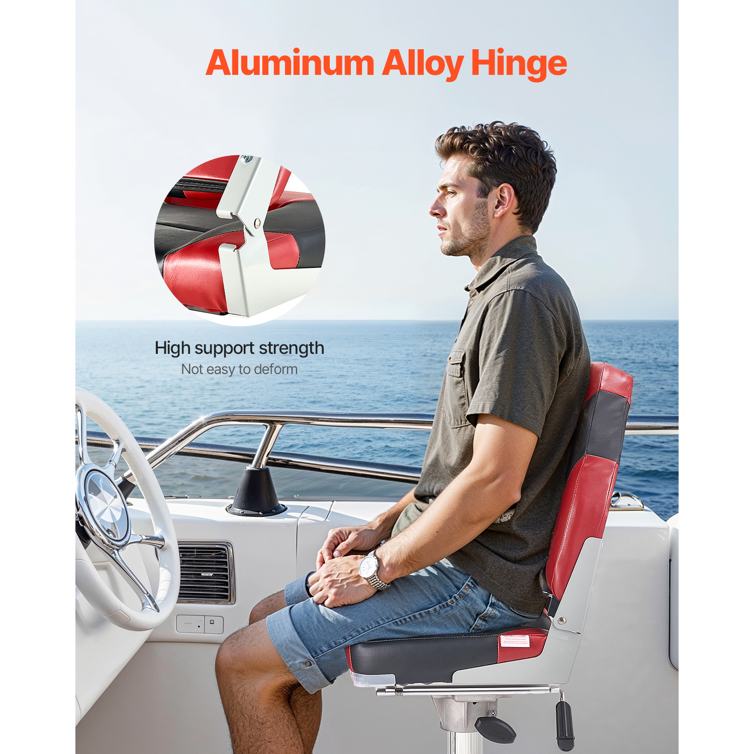 VEVOR Asiento de Barco con Res - Fishing Boat Seat reseña y precio
